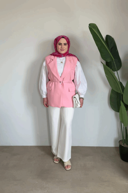 Lotus Premium Yelek - Pembe